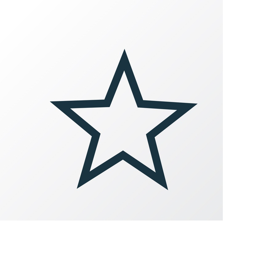 star outline symbol