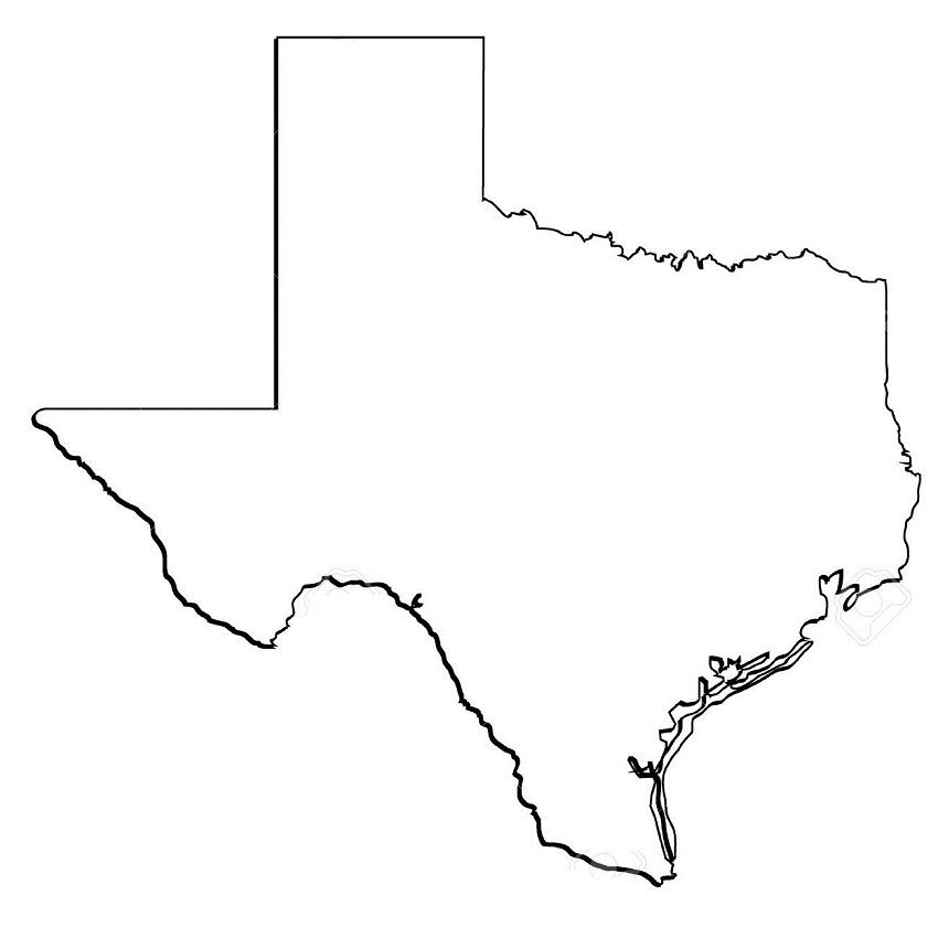 texas outline 2