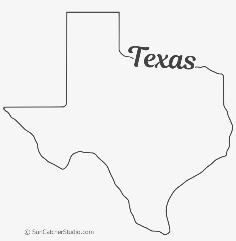 texas outline 9