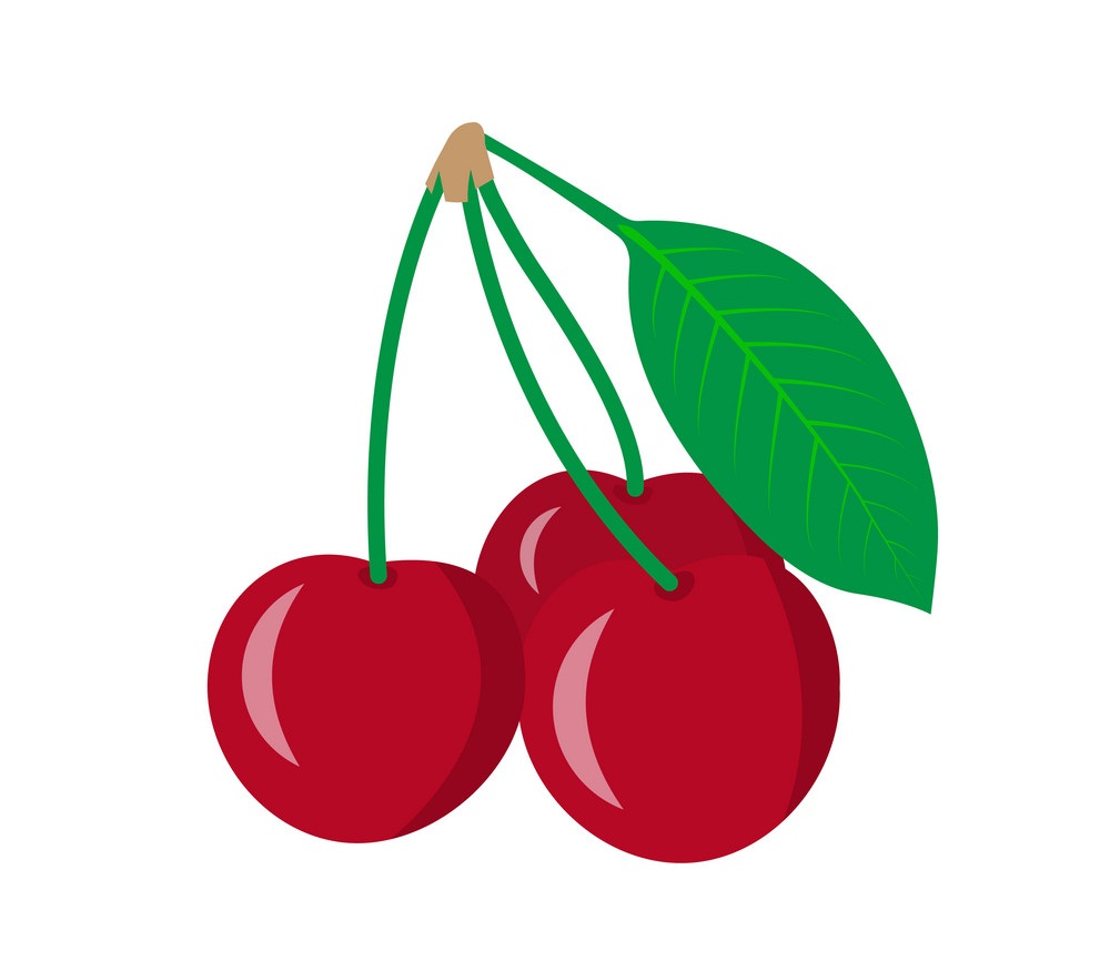 three cherries fruit