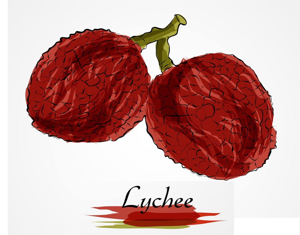 two lychees