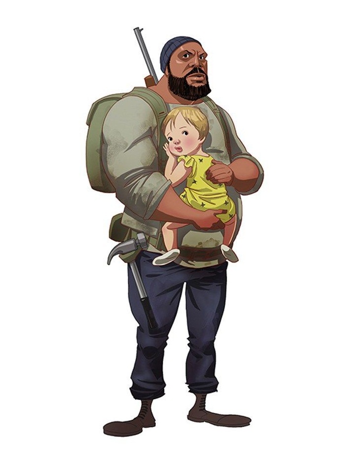 tyreese and baby
