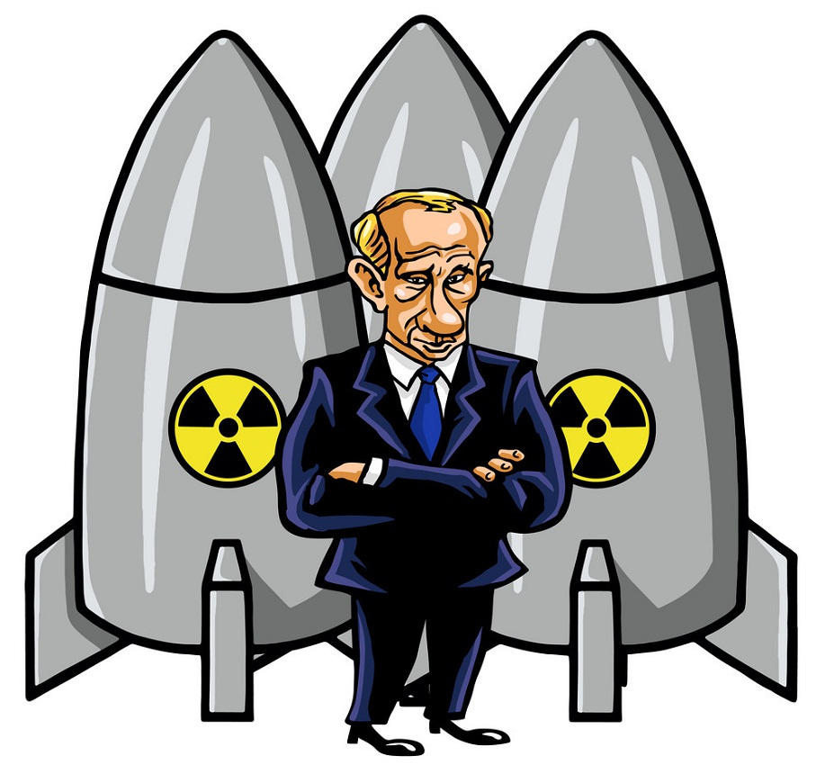 vladimir putin with nuclear missiles