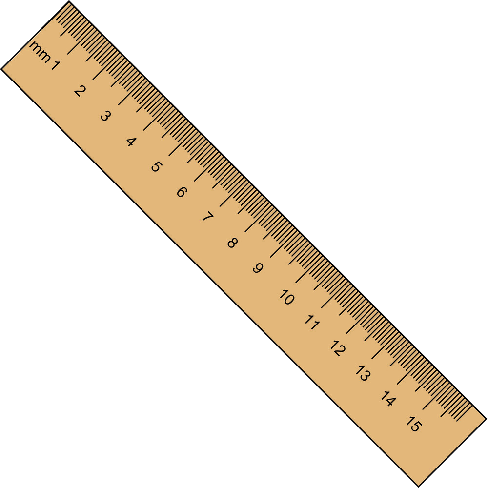 15cm ruler png transparent