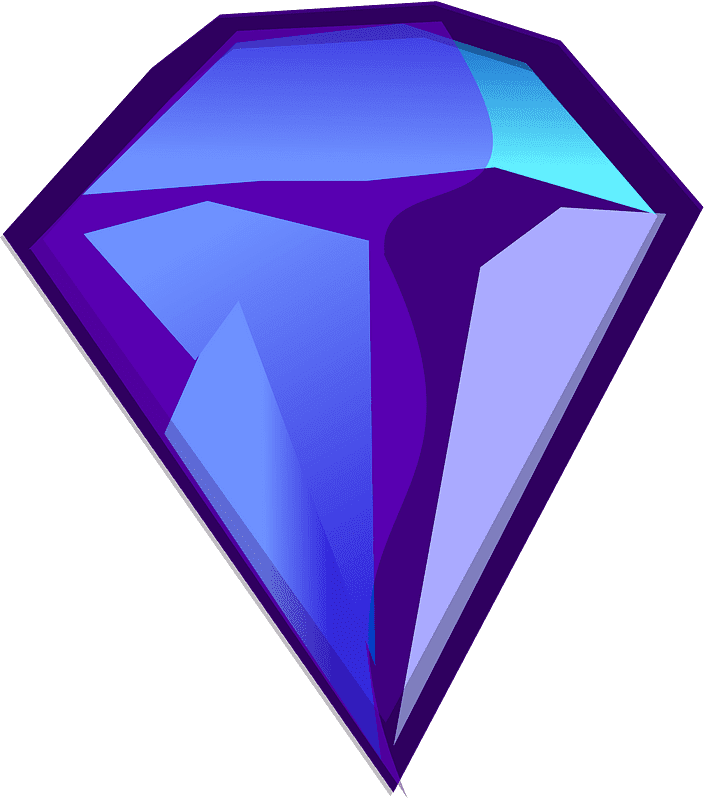 Diamond clipart transparent for kids