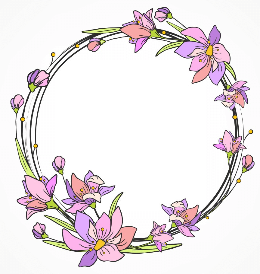 Flower Circle clipart png