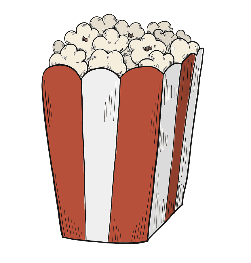 Free Popcorn clipart png