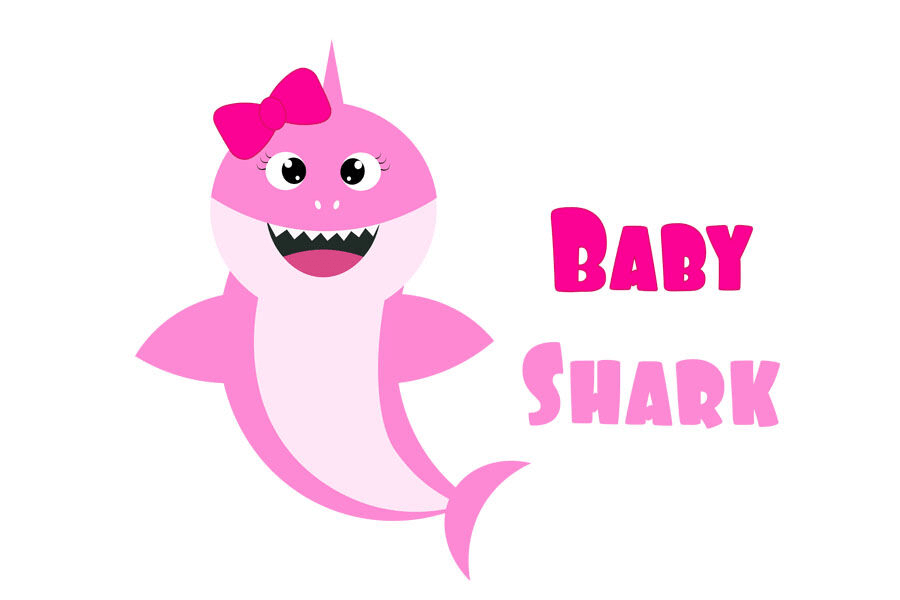Lovely Baby Shark clipart