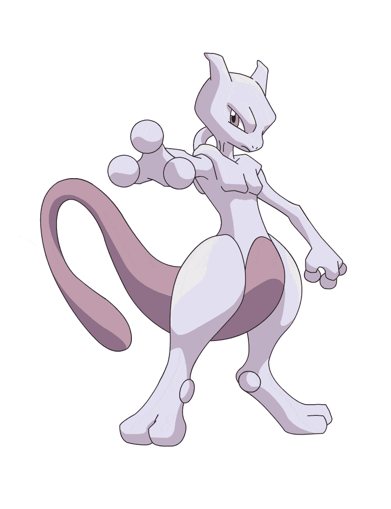 Mewtwo Pokemon clipart png