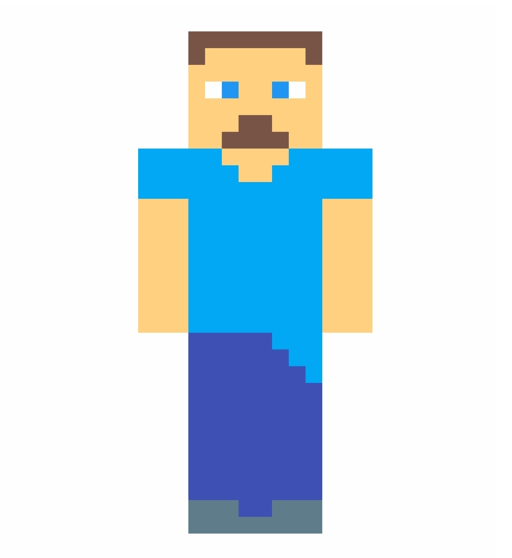 Minecraft Steve clipart png image