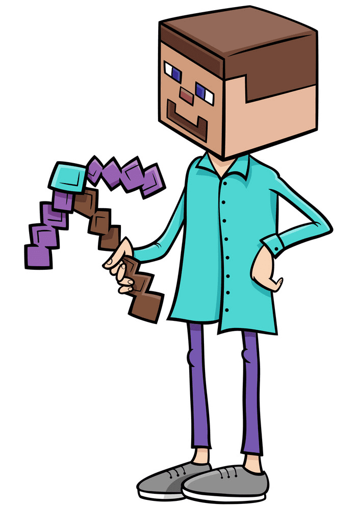 Minecraft Steve clipart