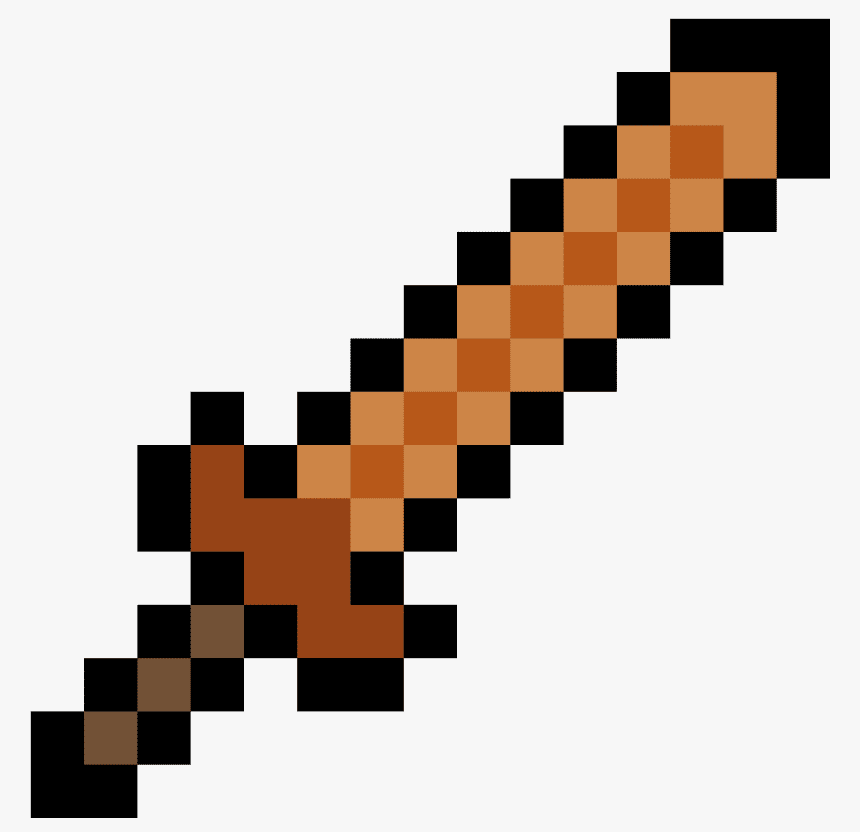 Minecraft Sword clipart for free