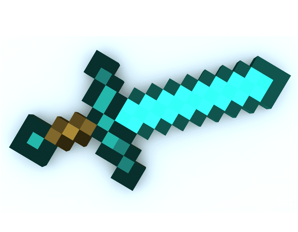 Minecraft Sword clipart image
