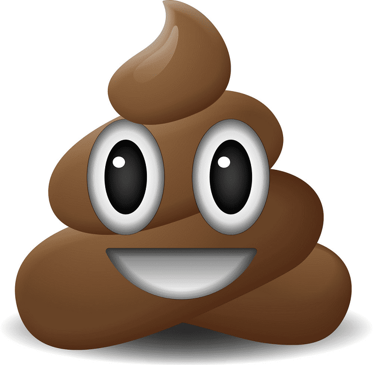 Poop Emoji clipart 1