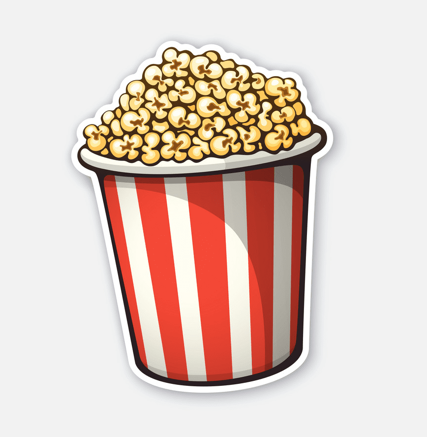 Popcorn clipart 6