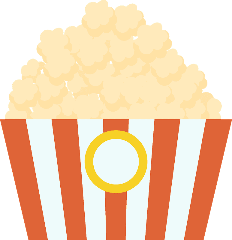 Popcorn clipart for kids