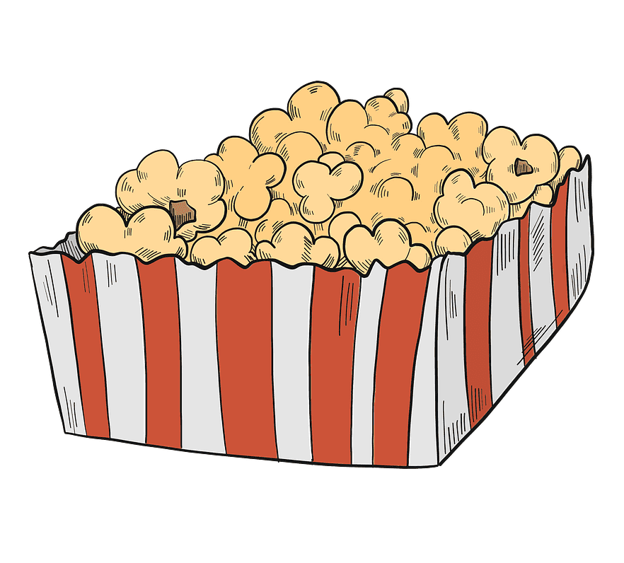 Popcorn clipart free images