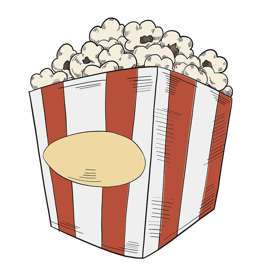 Popcorn clipart png image