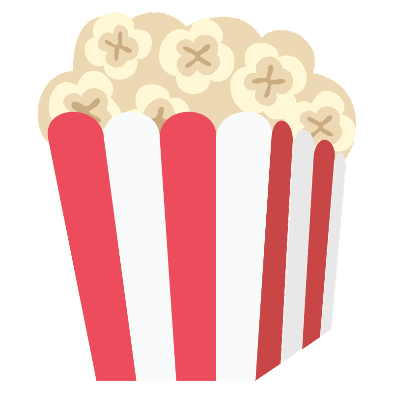 Popcorn clipart transparent free