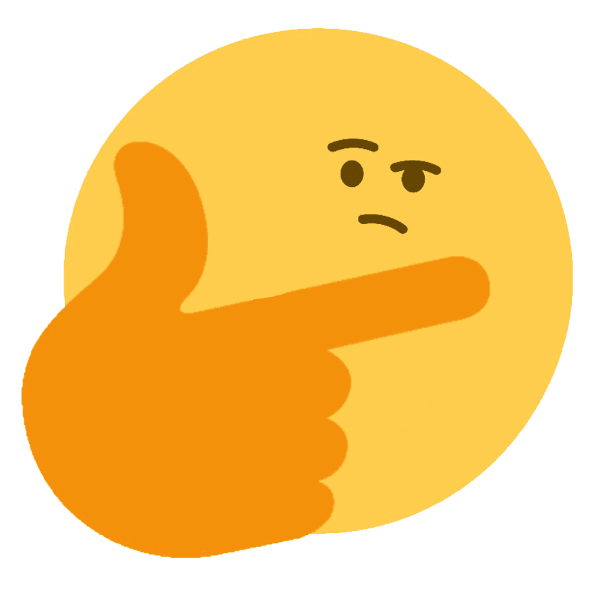 Thinking Emoji transparent 3