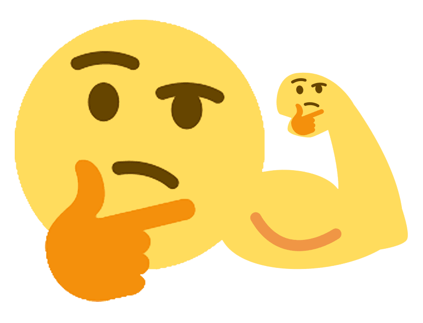 Thinking Emoji transparent 5