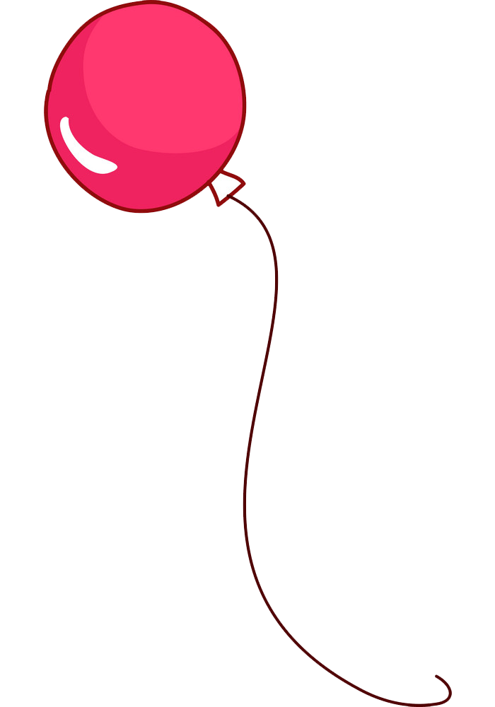 a floating balloon png transparent