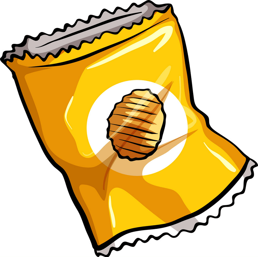 a pouch of chips png