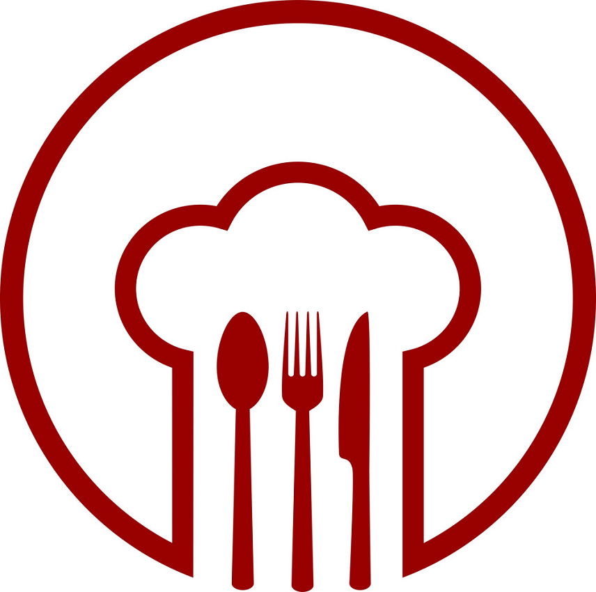 abstract icon with chef hat png