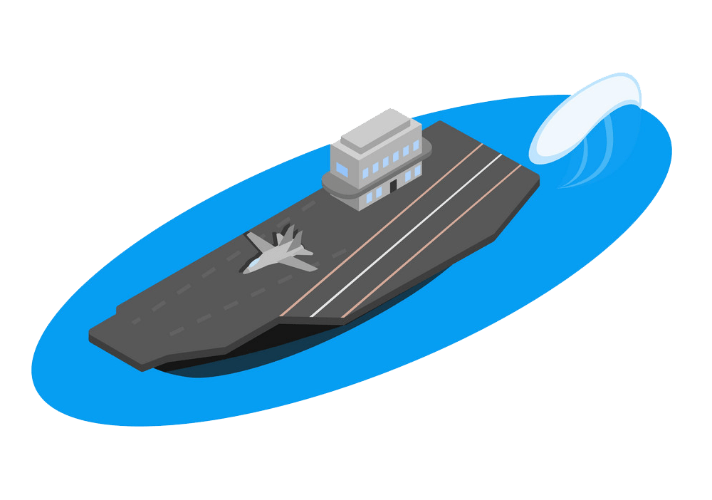 aircraft carrier icon isometric style png transparent