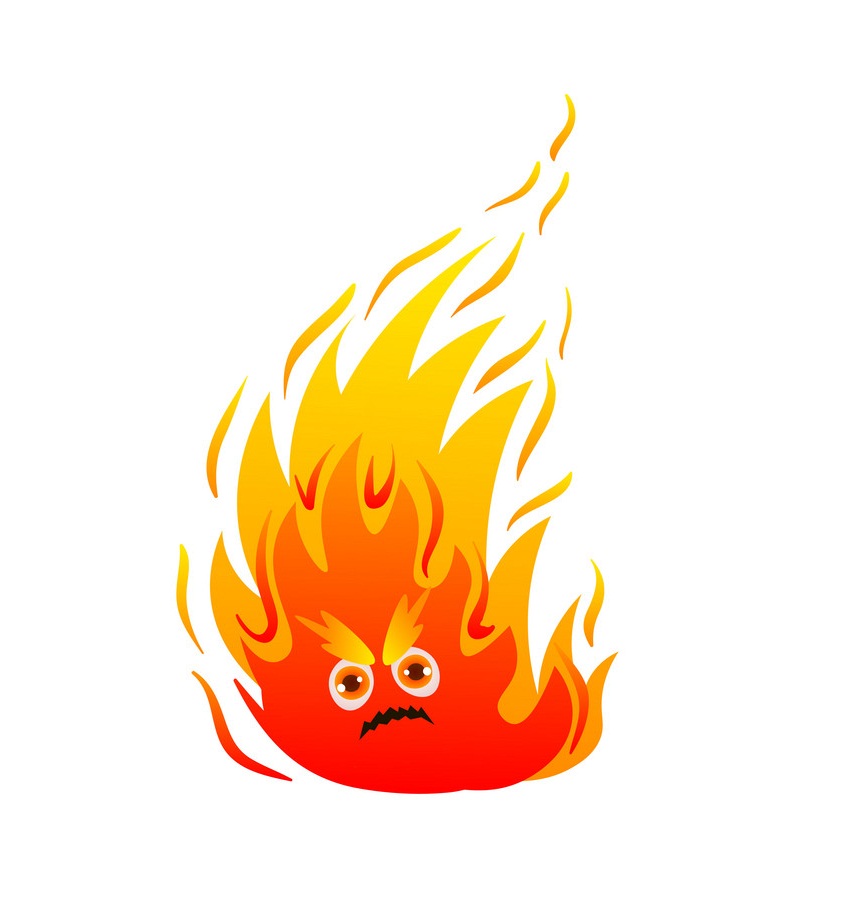 angry flame