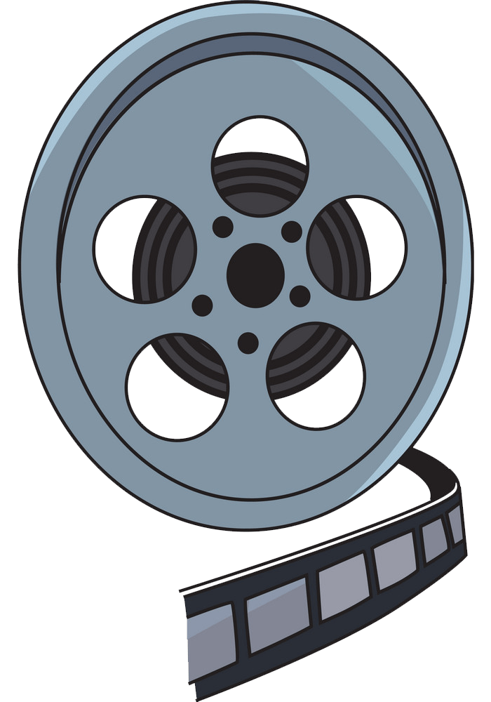 animated movie reel png transparent