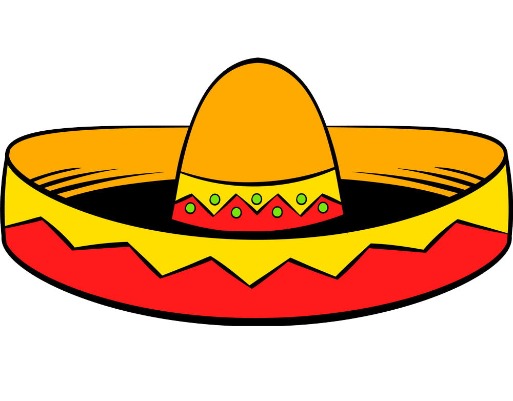 animated sombrero png transparent