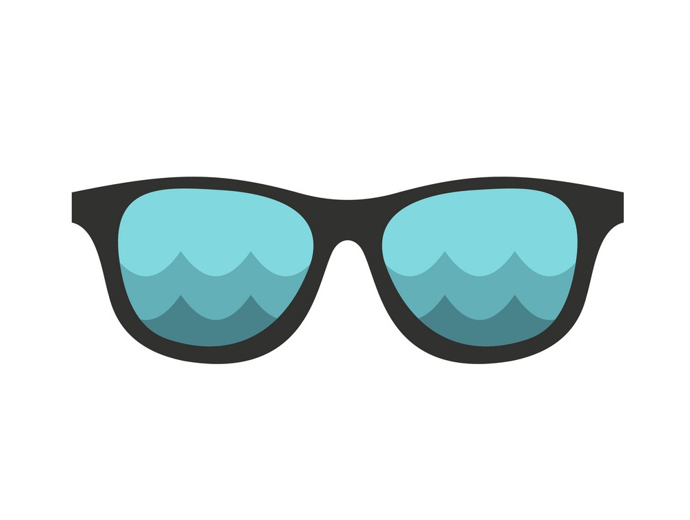 beach sunglasses icon