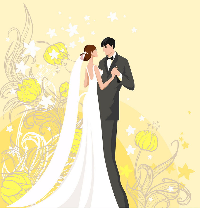 beautiful bride and groom 1 png