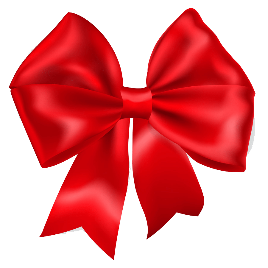 big red bow png transparent