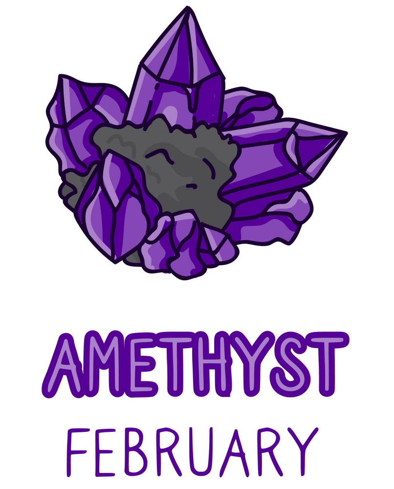 birth stone for february png