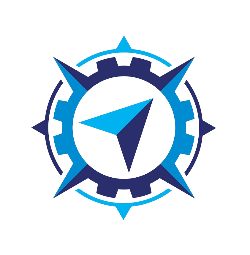 blue compass logo png transparent