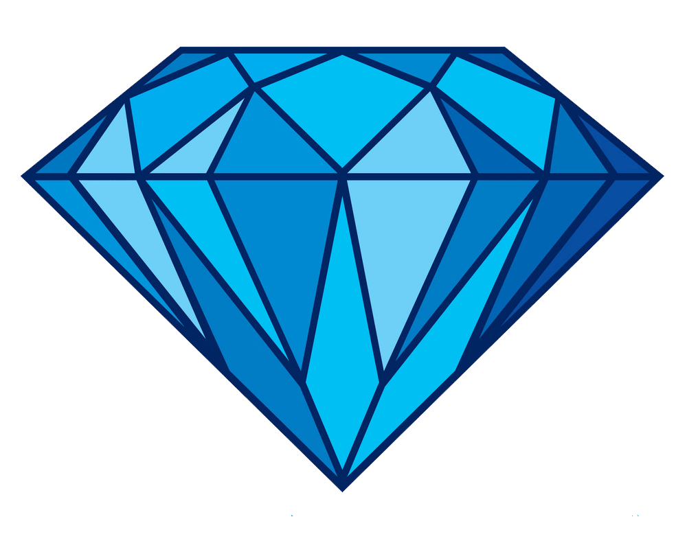 blue diamond png transparent
