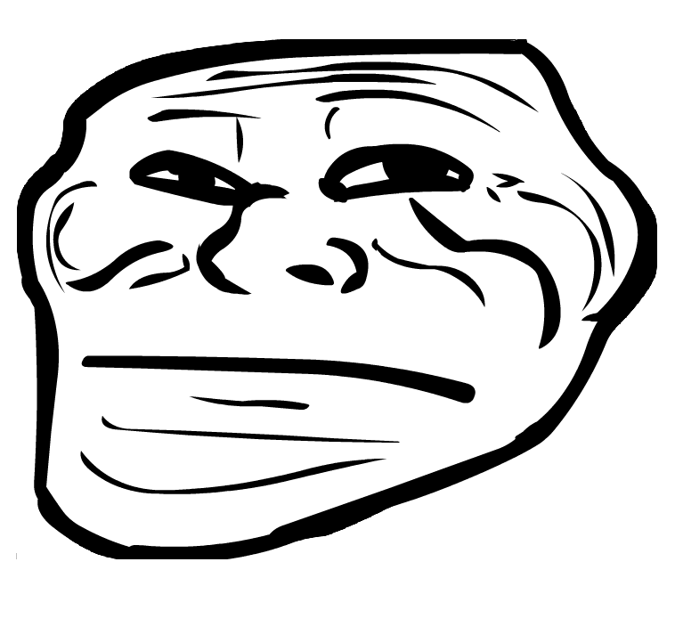 bored troll face png