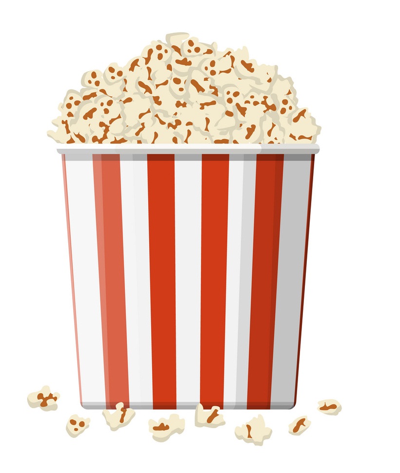 bowl full of popcorn