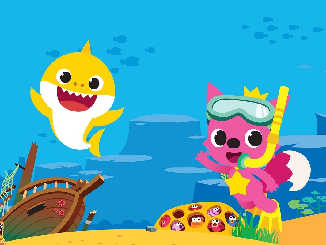 brooklyn baby shark and pinkfong under the ocean