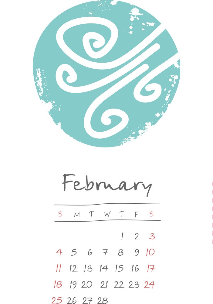 calendar 2018 february