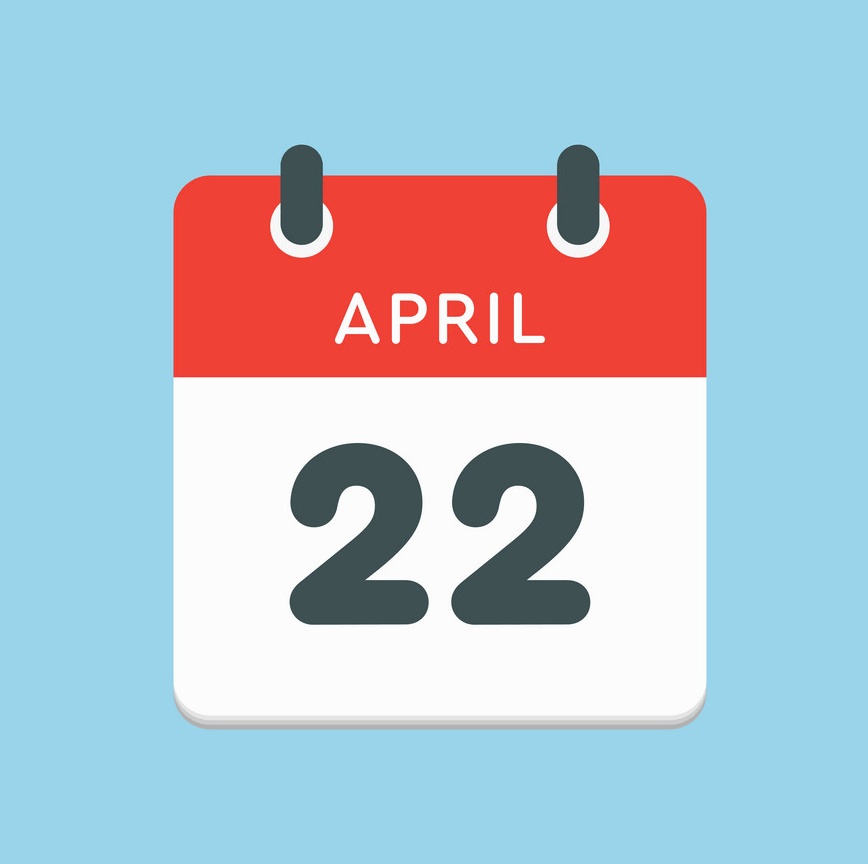 calendar day 22 april days year png