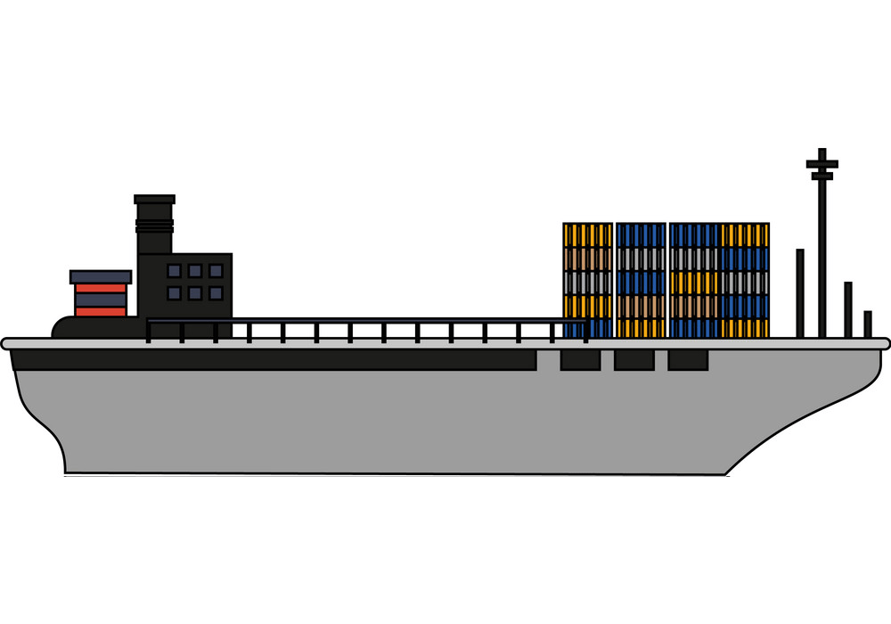 cargo ship design png