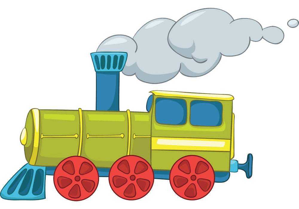 cartoon steam train png transparent