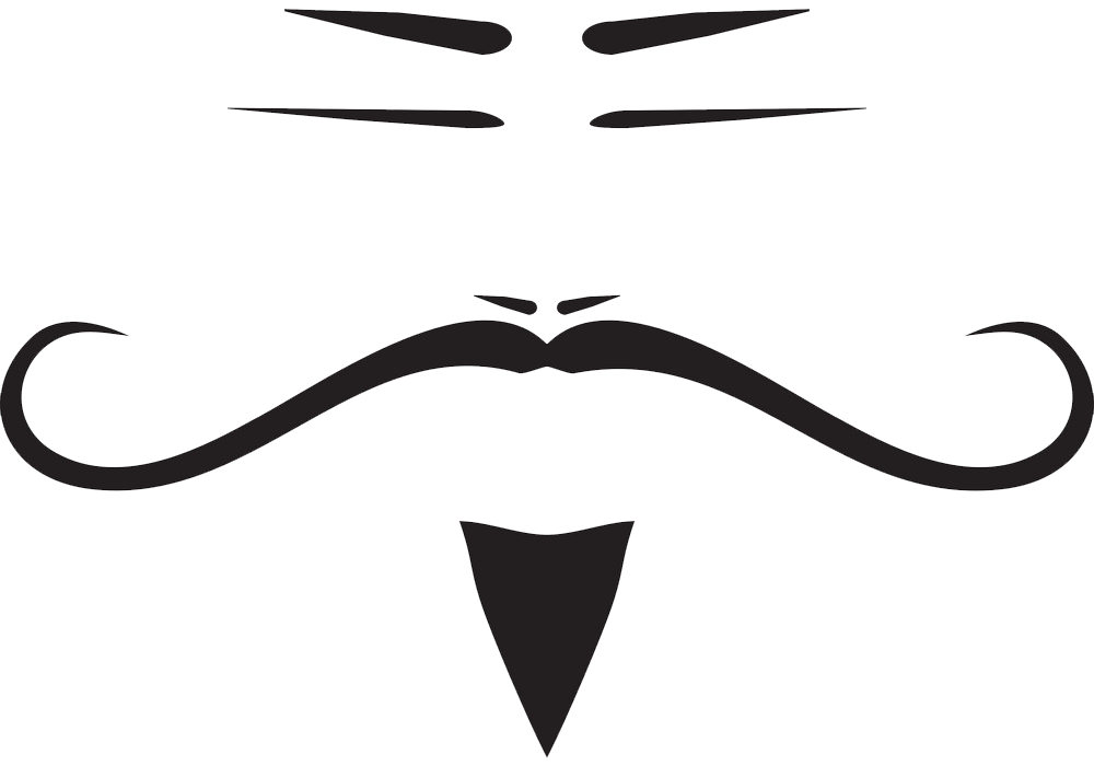 chinese long mustache png transparent
