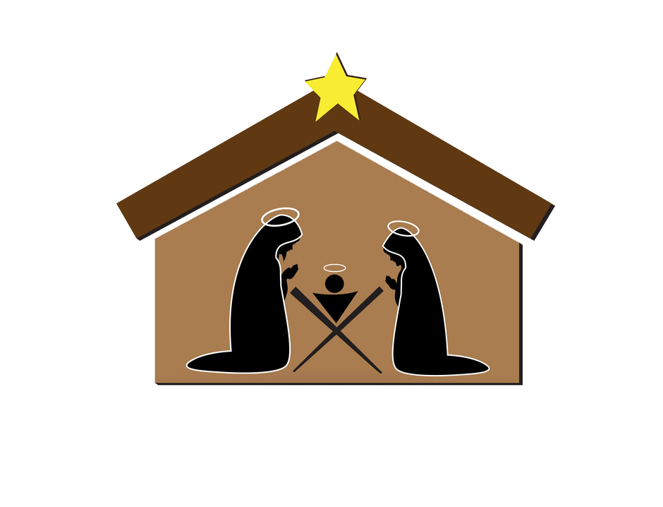 christmas nativity scene icon transparent