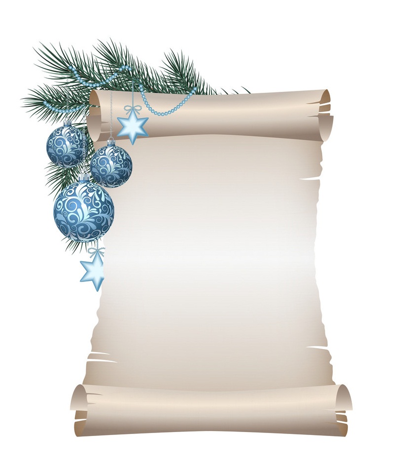 christmas scroll
