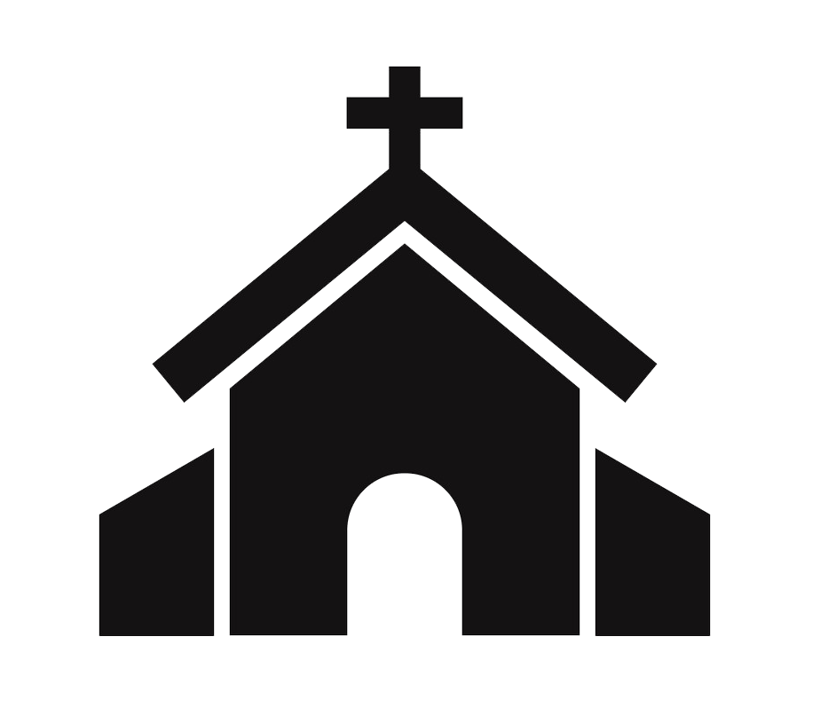 church black icon png transparent