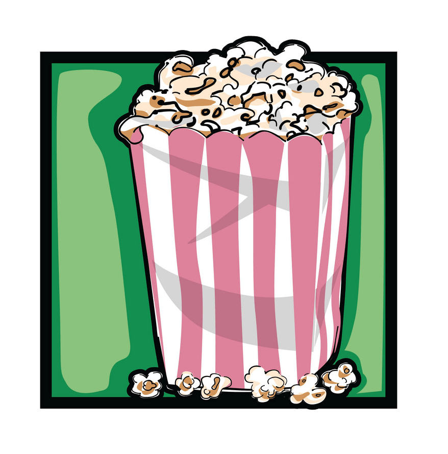 classic popcorn png transparent